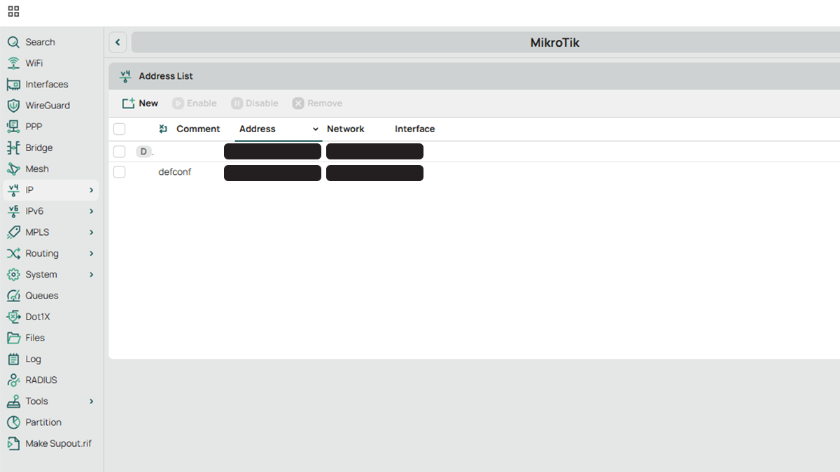 IP Address Assigned