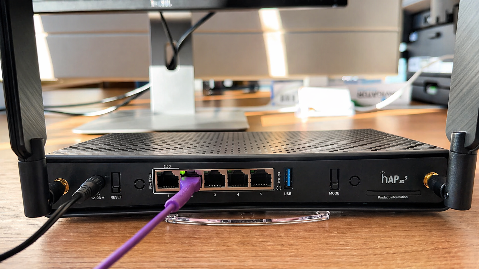 MikroTik hAP ax3 Connected