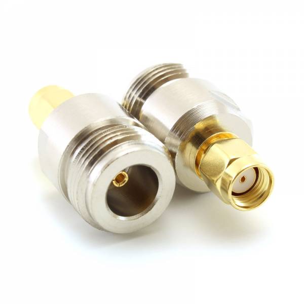 Koaxial Adapter N-Female Buchse / RPSMA Male Steckverbinder