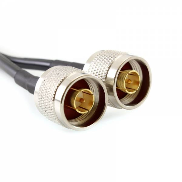 Koaxialkabel N-Male Stecker / SMA Male 10m Duplex