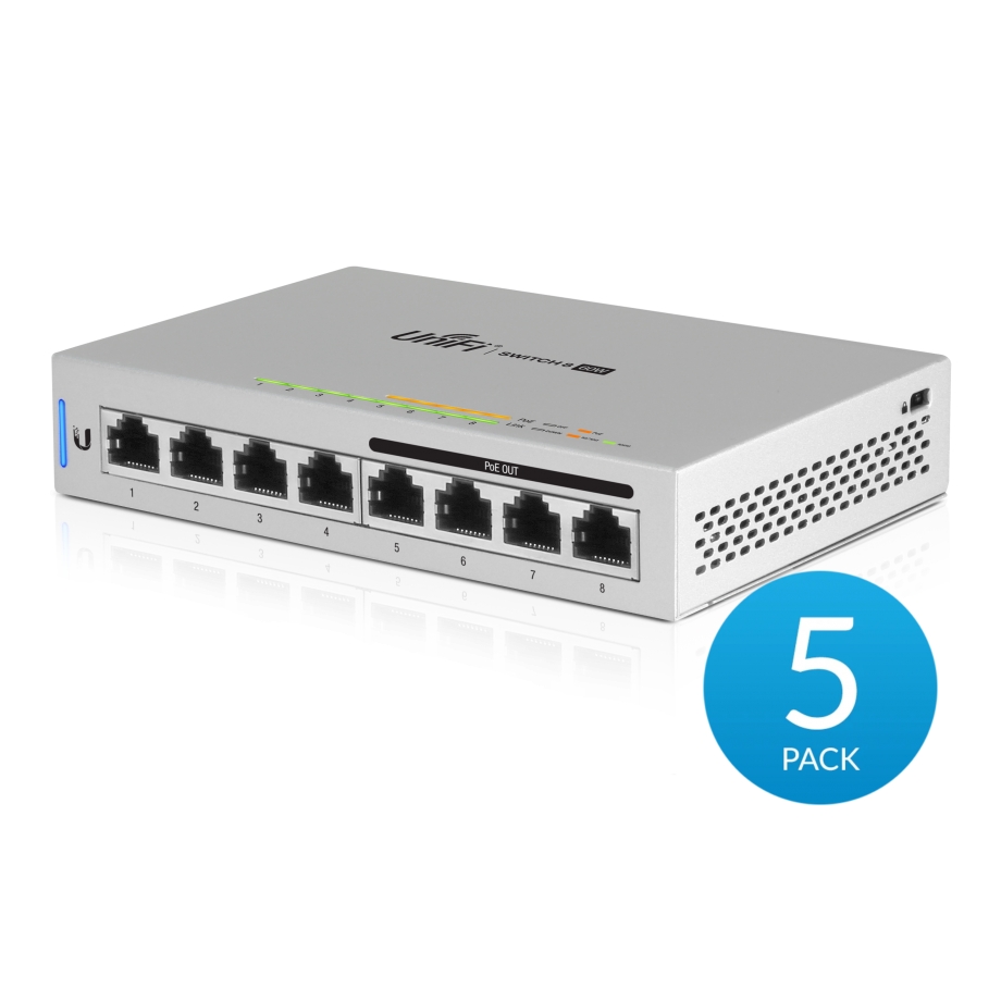 Switch 8 PoE (Gen1) 5-pack