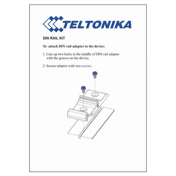 Teltonika Compact DIN Rail Kit für Routers RUTxxx