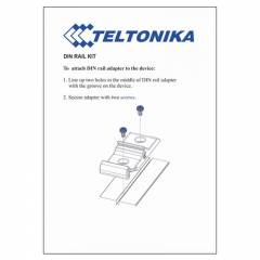 Teltonika Kompaktes DIN-Schienen-Montageset