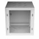 Serverschrank 10" 6U, 300mm, Volltür, grau