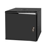 Serverschrank 19" 9U, 450mm, Volltür, schwarz