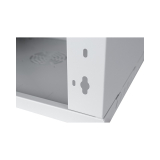Serverschrank 19" 9U, 450mm, Metalltür, grau