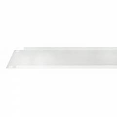 Blindabdeckung 19" 2U, grau