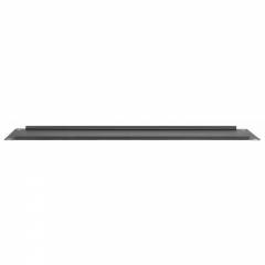 Blindabdeckung 19" 2U, schwarz