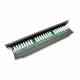 Patchpanel Cat6 UTP 24-Port RJ-45 19" 1U mit Regal