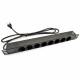 SHUCKO PDU 19" 1U 8-Ausgangsstecker (EU) diode PVC Panel EU Stecker