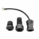 QuRJ45 Outdoor IP68 RJ45 Steckdosenadapter mit Kabel, 16cm