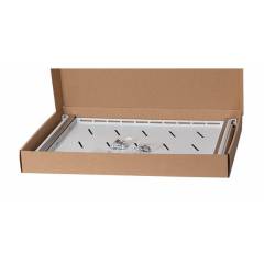 Ausziehbarer Fachboden 19" 1U, 350mm, grau
