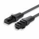 Flat Patchkabel UTP Cat6 1m schwarz