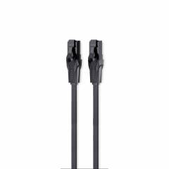 Flat Patchkabel UTP Cat6 2m schwarz