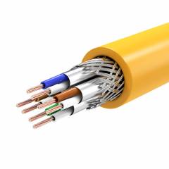 Patchkabel SSTP Cat6A 25m gelb