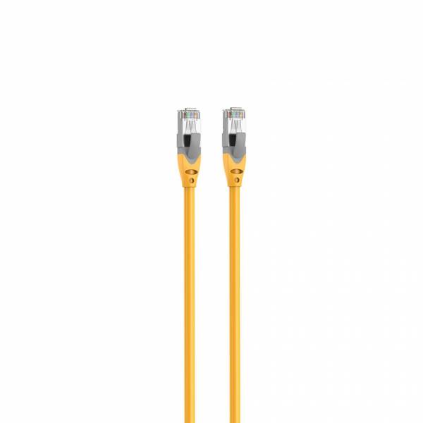 Patchkabel SSTP Cat6A 25m gelb