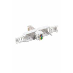 RJ45 Anschluss werkzeugloss Cat6 weiß