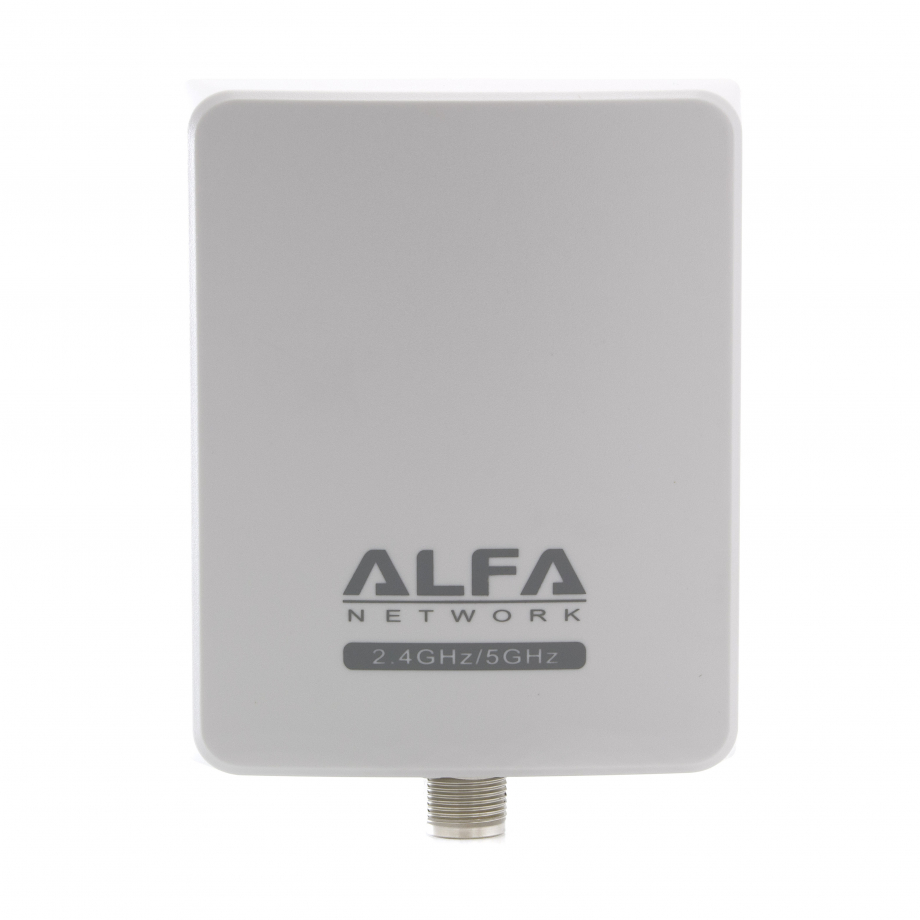 Alfa 2.4/5GHz Panelaussenantenne 8dBi N-Female Buchse