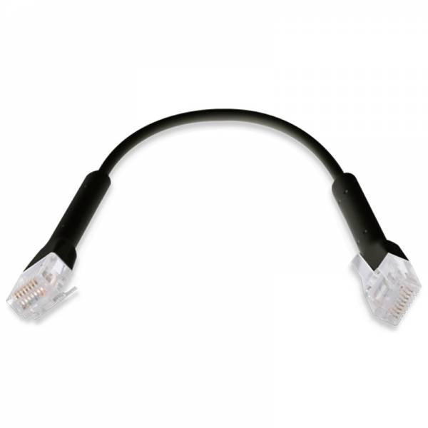 UniFi Ethernet Netzwerkkabel, schwarz, 0.3m