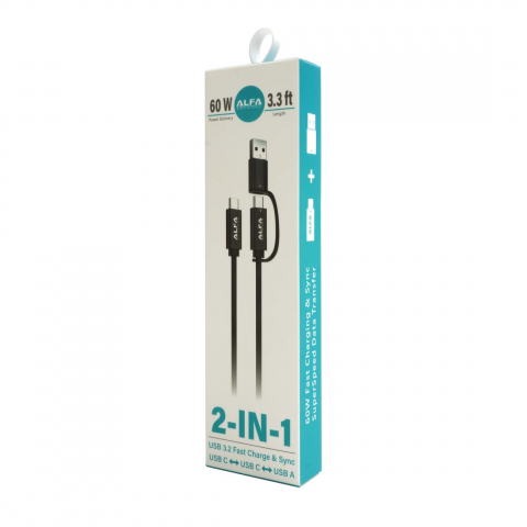 Alfa USB Cable 2-in-1