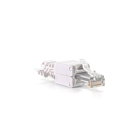 RJ45 Toolless Connector UTP Cat6A White
