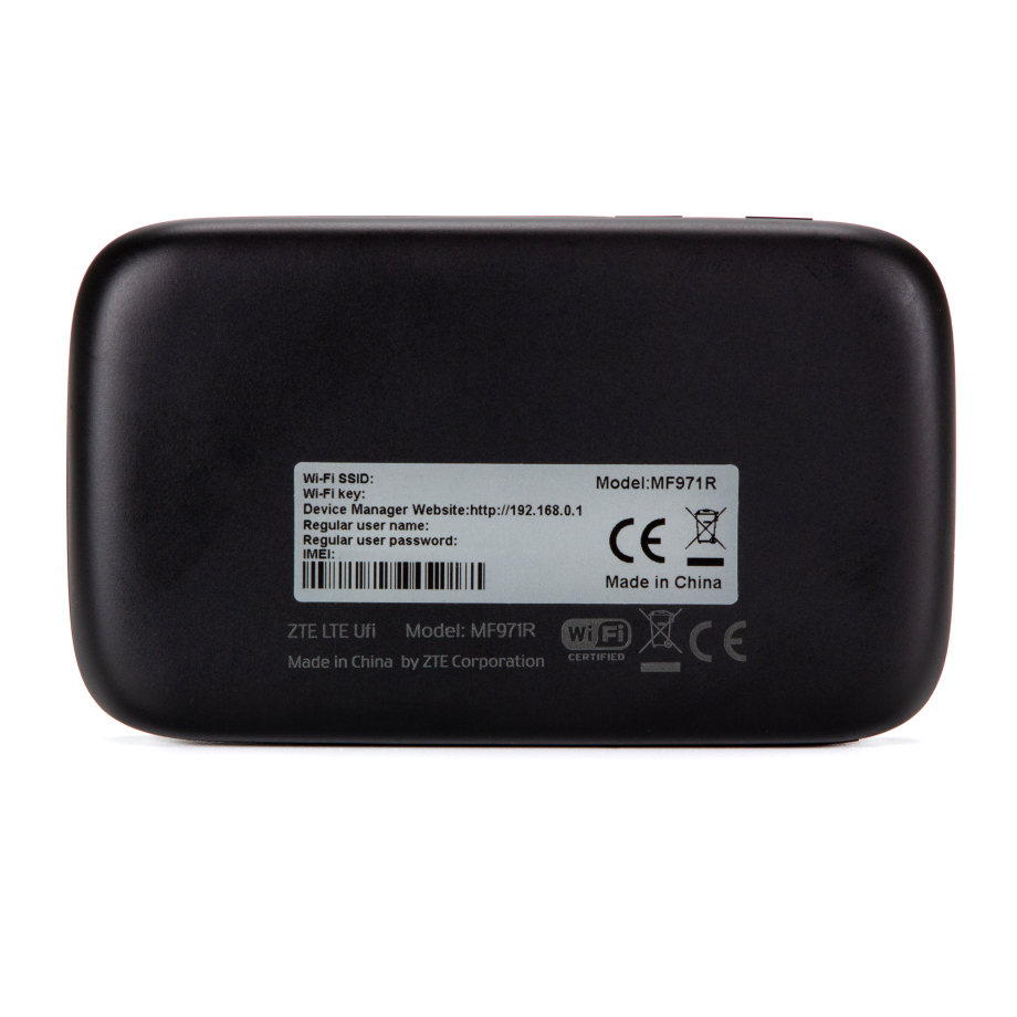 ZTE MF971R LTE6 Mobile WiFi schwarz