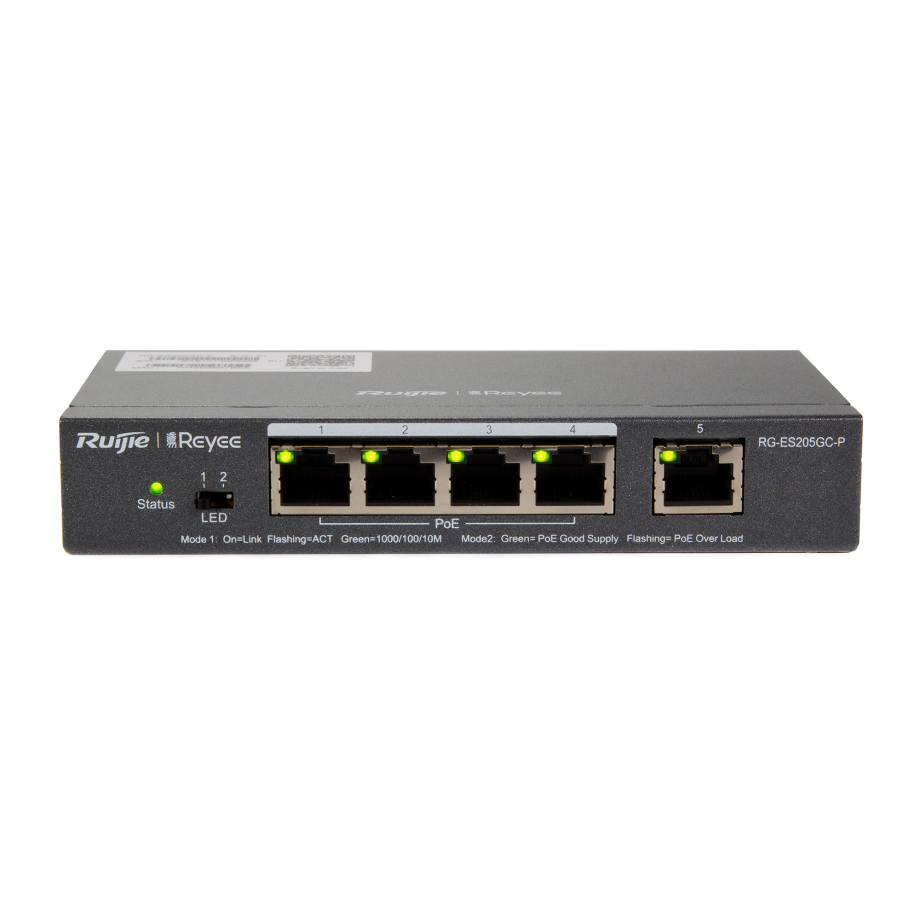 Reyee 5-Port Gigabit verwalteter PoE Switch