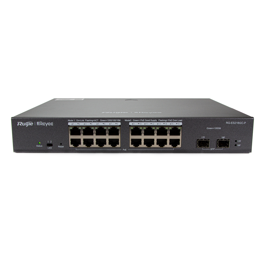 Reyee 18-Port Gigabit verwalteter PoE Switch