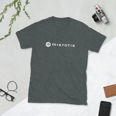MikroTik T-Shirt (L) grau