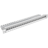 Modulares Patchpanel 24-Port 19" 1U grau