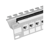 Modulares Patchpanel 24-Port 19" 1U grau