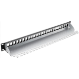 Modulares Patchpanel 24-Port 19" 1U schwarz