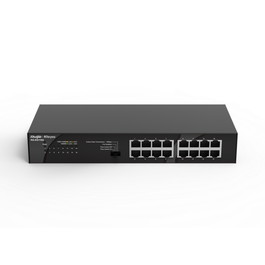 Reyee 16-Port Gigabit Unmanaged Desktop Switch