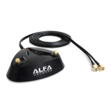 Alfa magnetfuß für zwei Antennen ARS-AS02T