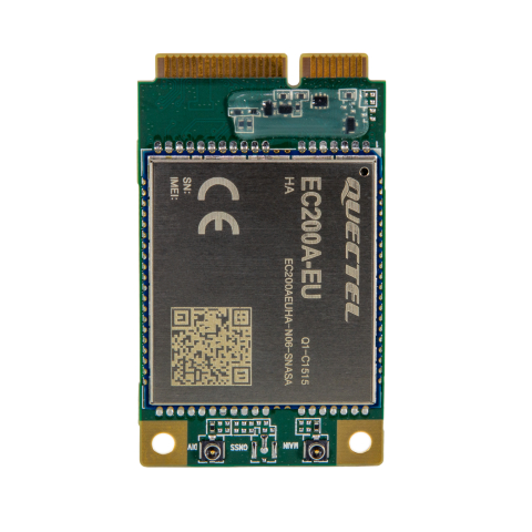 MikroTik mini-PCIe 4G LTE modem modul