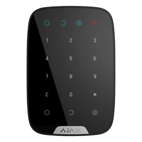 Ajax KeyPad Plus Schwarz