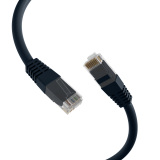 Netzwerkkabel Cat5e 0.5m schwarz