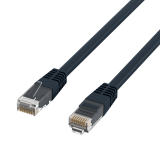 Netzwerkkabel Cat5e 0.5m schwarz