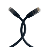 Netzwerkkabel Cat5e 0.5m schwarz