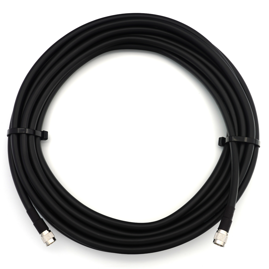 TNC Stecker auf TNC Stecker 3m elastisch Koaxialkabel — entspricht LMR400 UF UltraFlex