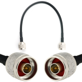 N Stecker auf N Stecker 30cm Koaxialkabel — HF240 (entspricht LMR240)