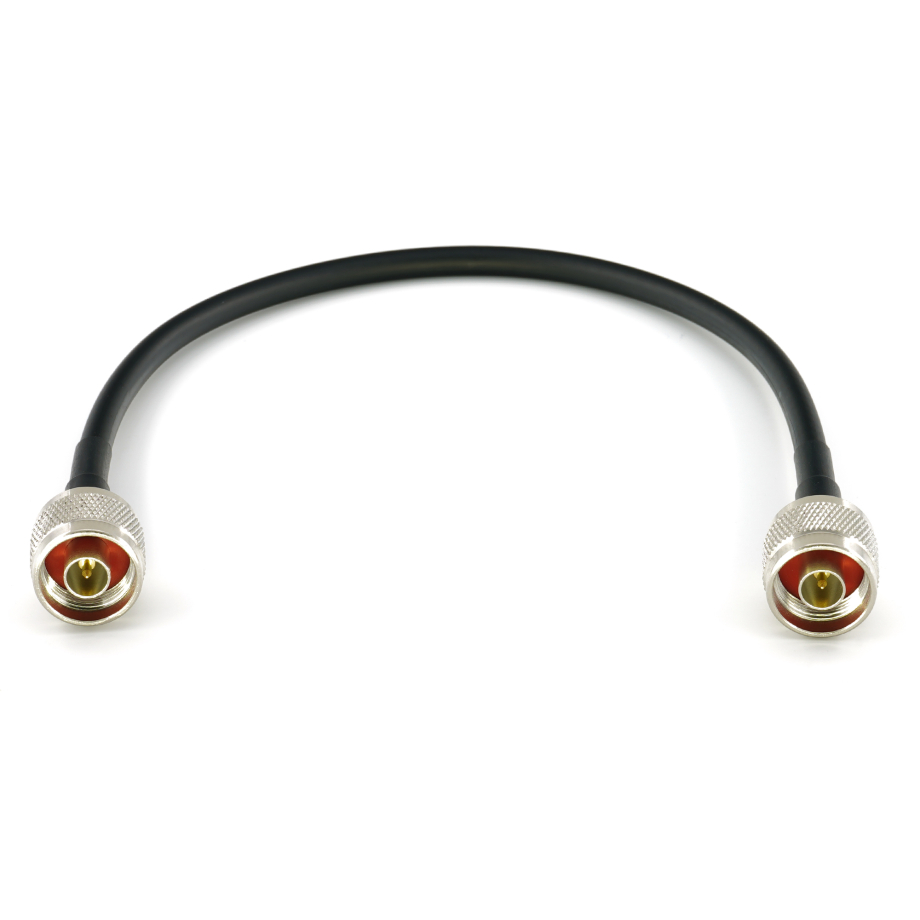 N Stecker auf N Stecker 30cm Koaxialkabel — HF240 (entspricht LMR240)