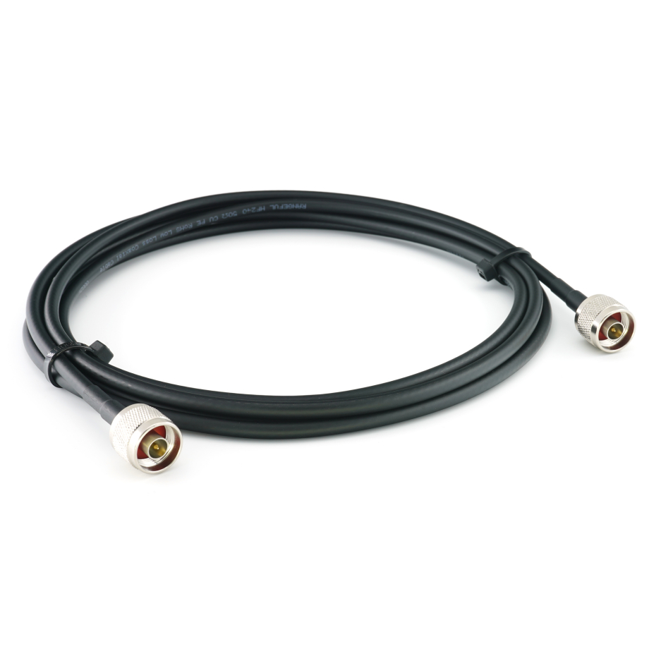 N Stecker auf N Stecker 1m Koaxialkabel — HF240 (entspricht LMR240)