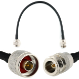 N Stecker auf N Buchse 30cm Koaxialkabel — HF240 (entspricht LMR240)