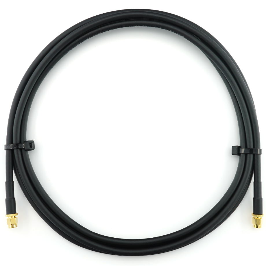SMA Stecker auf SMA Stecker 3m Koaxialkabel — HF240 (entspricht LMR240)