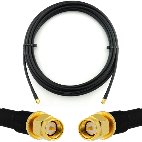 SMA Stecker auf SMA Stecker 7m Koaxialkabel — HF240 (entspricht LMR240)