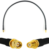 SMA Stecker auf SMA Buchse 50cm Koaxialkabel — HF240 (entspricht LMR240)