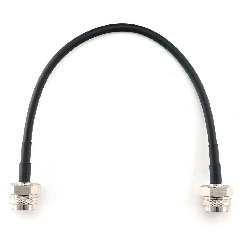 N Stecker auf N Stecker Hex 30cm Koaxialkabel — HF240 (entspricht LMR240)