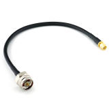 SMA Stecker auf N Stecker Hex 30cm Koaxialkabel — HF240 (entspricht LMR240)