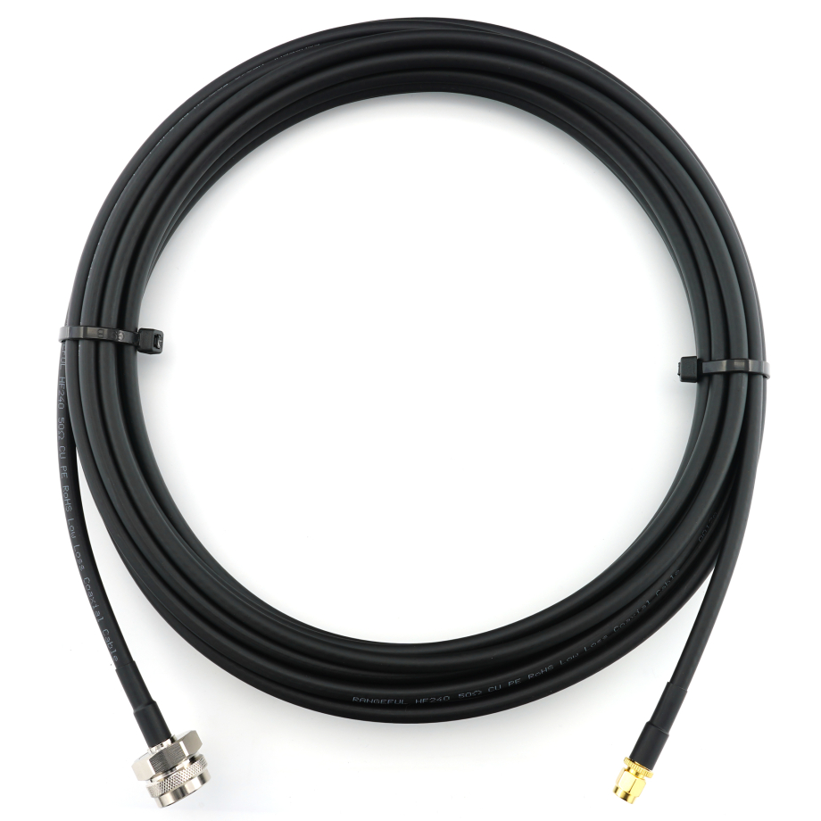 SMA Stecker auf N Stecker Hex 7m Koaxialkabel — HF240 (entspricht LMR240)
